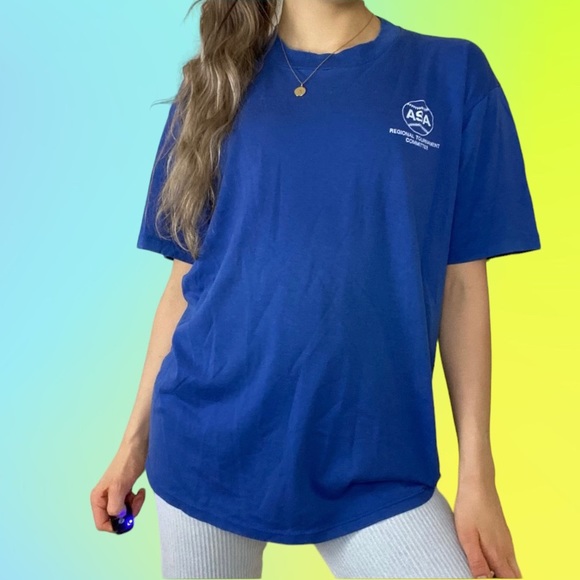 Vintage Other - Vintage 90 Single Stitch Chest Emblem Baseball Tee Regional Tournament C…
